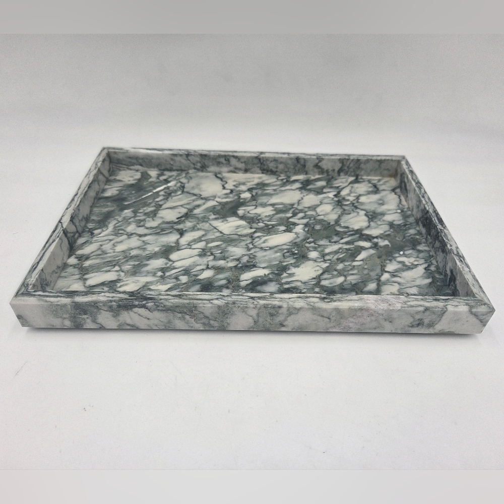 Marble Tray Cyan-Green Table Decor - Picture 3 of 12